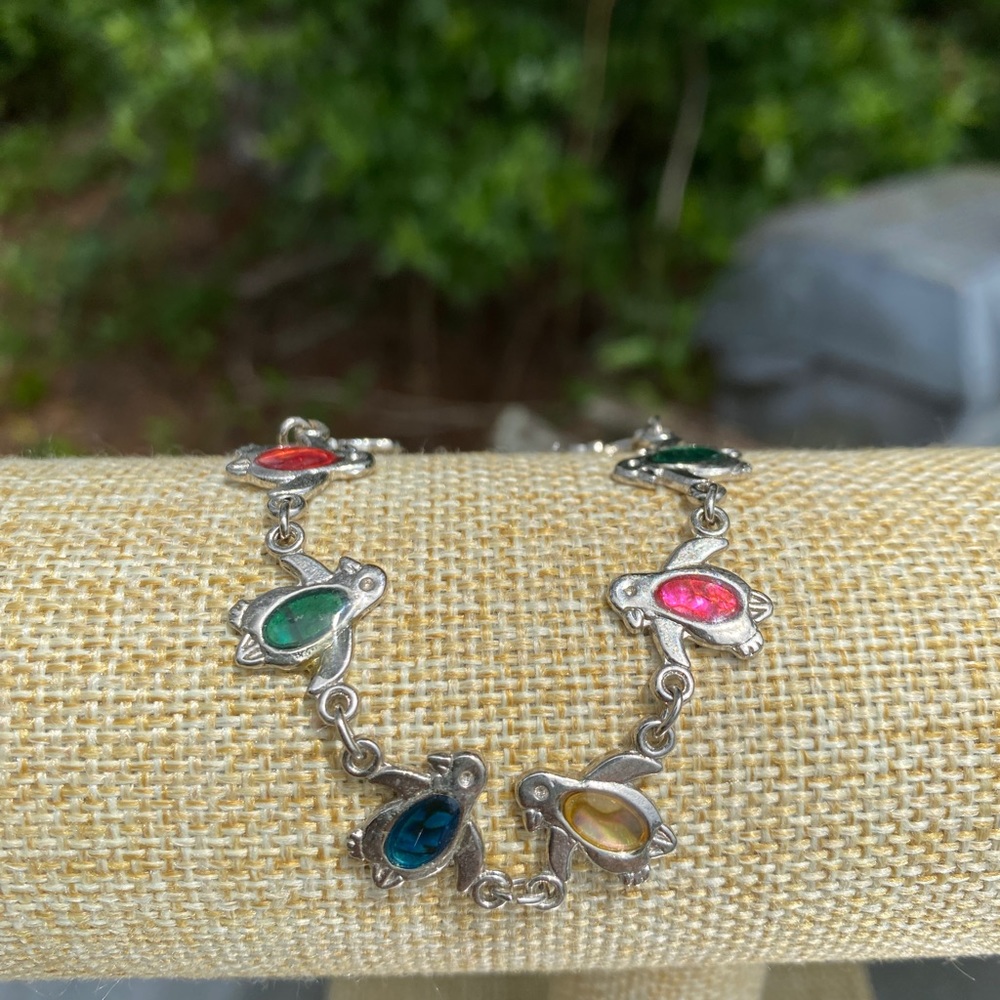 Silver Penguin Bracelet